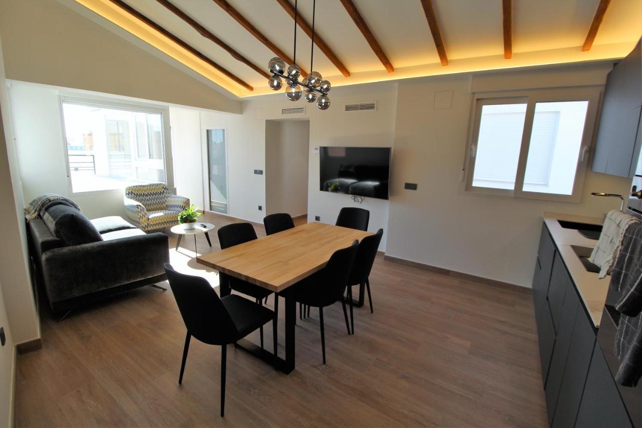 Atico Loft De Lujo Con Terraza Espectacular Y Vista A Los 2 Castillos Apartment อาลิกันเต ภายนอก รูปภาพ
